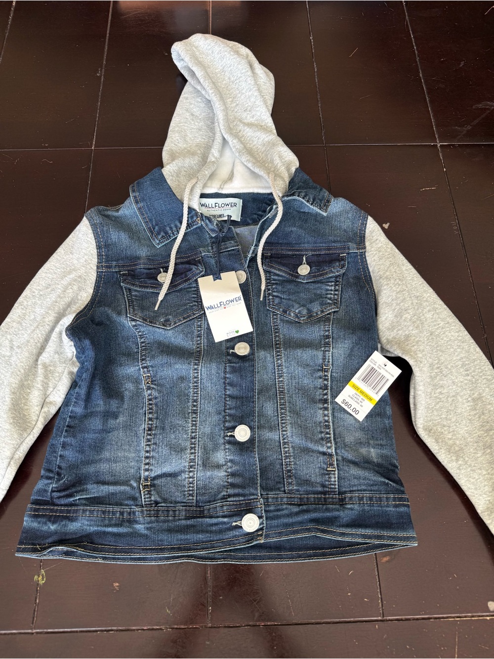 Wallflower women jean jacket M
